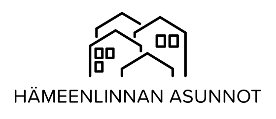 Hämeenlinnan asunnot logo musta